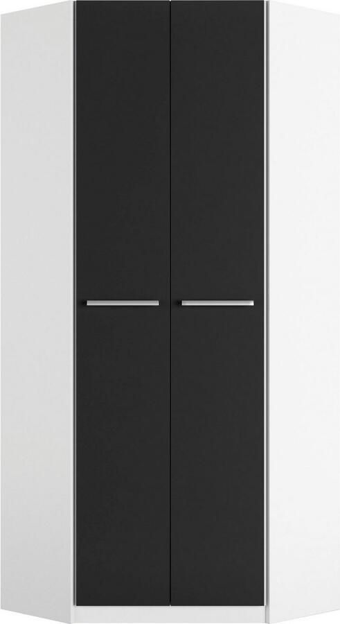 Priess Hoekkledingkast Barcelona kledingkast hoekoplossing ruimtewonder - Foto 3