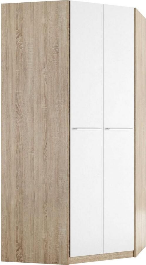 Priess Hoekkledingkast Barcelona kledingkast hoekoplossing ruimtewonder - Foto 6