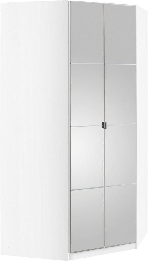 Priess Hoekkledingkast Malaga slaapkamerkast hoekoplossing uitbreidbaar in drie kleuren - Foto 8