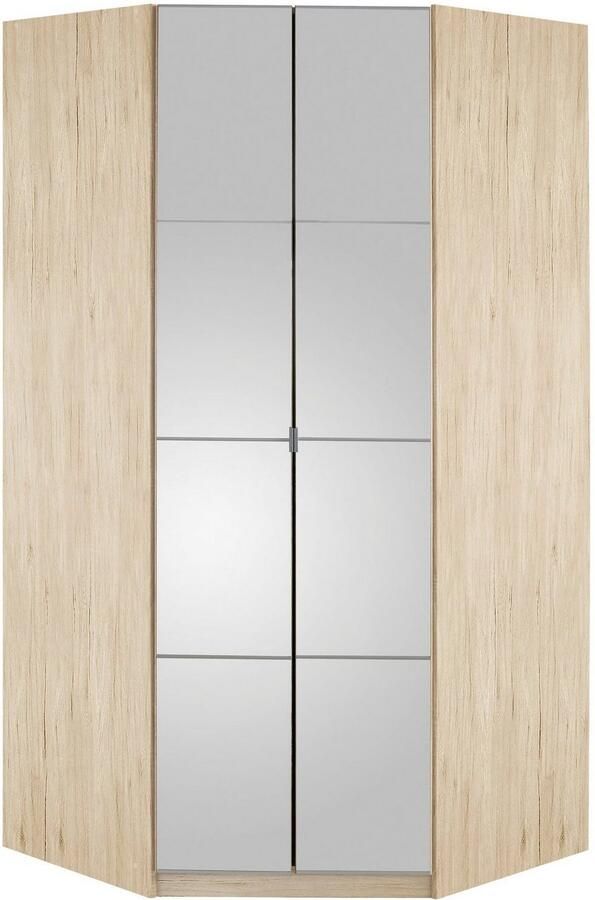 Priess Hoekkledingkast Malaga slaapkamerkast hoekoplossing uitbreidbaar in drie kleuren - Foto 6