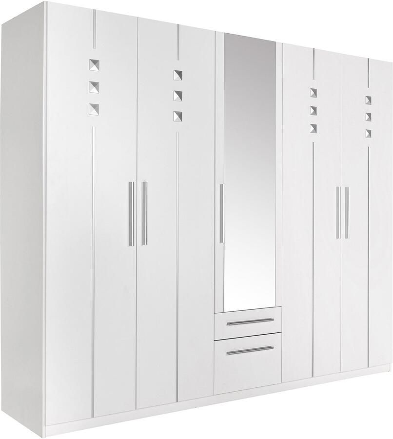 Priess Kledingkast 1- tot 5-deurs met zilverkleurige applicaties - Foto 3
