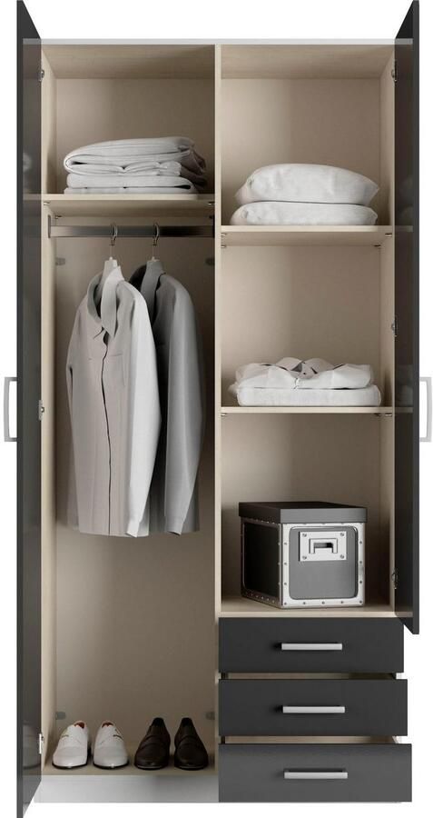 Priess Kledingkast Amsterdam met of zonder ledverlichting - Foto 2