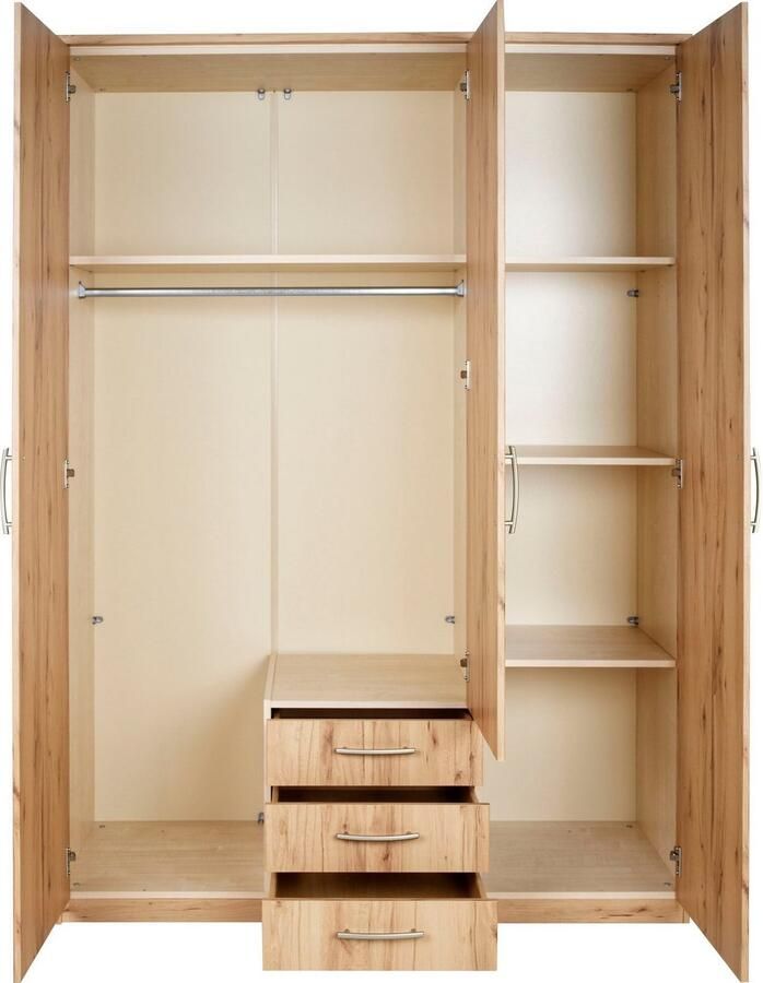 Priess Kledingkast Husum met decoratieve krans optioneel met lades - Foto 2