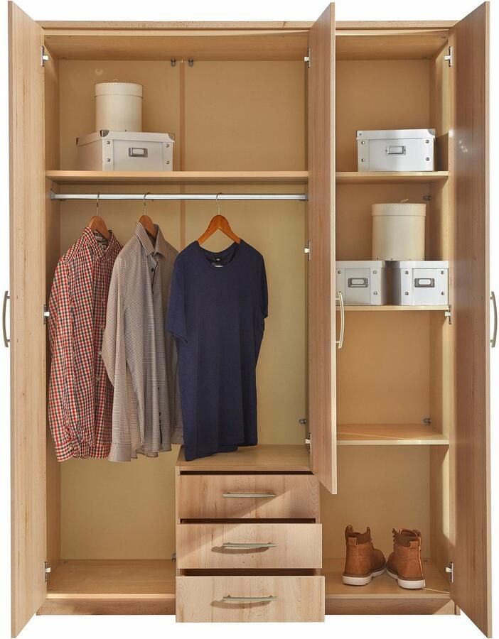 Priess Kledingkast Husum met decoratieve krans optioneel met lades - Foto 2