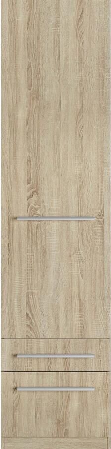 Priess Kledingkast Kast garderobe waskast Barcelona in 5 breedtes veel opbergruimte ruime lades met spiegel made in germany - Foto 7