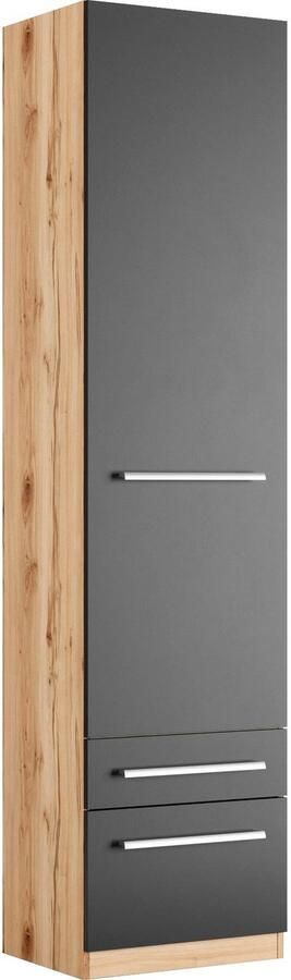 Priess Kledingkast Kast garderobe waskast Barcelona in 5 breedtes veel opbergruimte ruime lades met spiegel made in germany - Foto 5