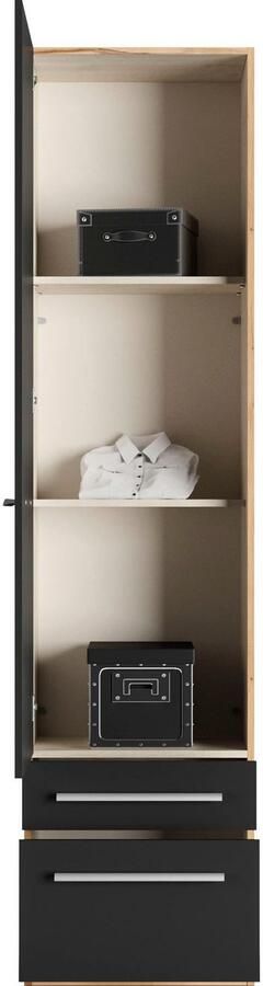 Priess Kledingkast Kast garderobe waskast Barcelona in 5 breedtes veel opbergruimte ruime lades met spiegel made in germany - Foto 6