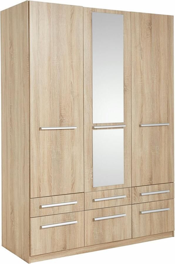 Priess Kledingkast Kast garderobe waskast Barcelona in 5 breedtes veel opbergruimte ruime lades met spiegel made in germany - Foto 10