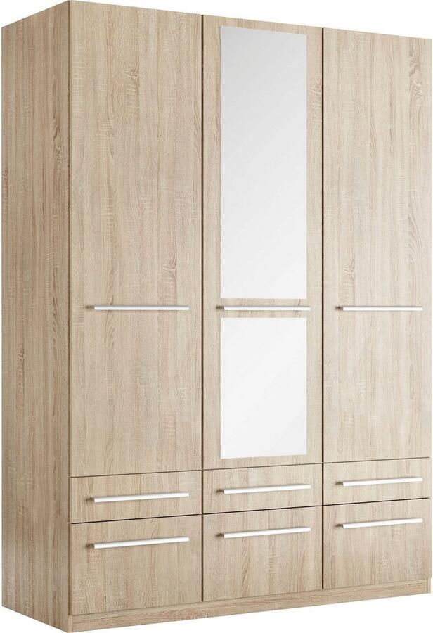 Priess Kledingkast Kast garderobe waskast Barcelona in 5 breedtes veel opbergruimte ruime lades met spiegel made in germany - Foto 5