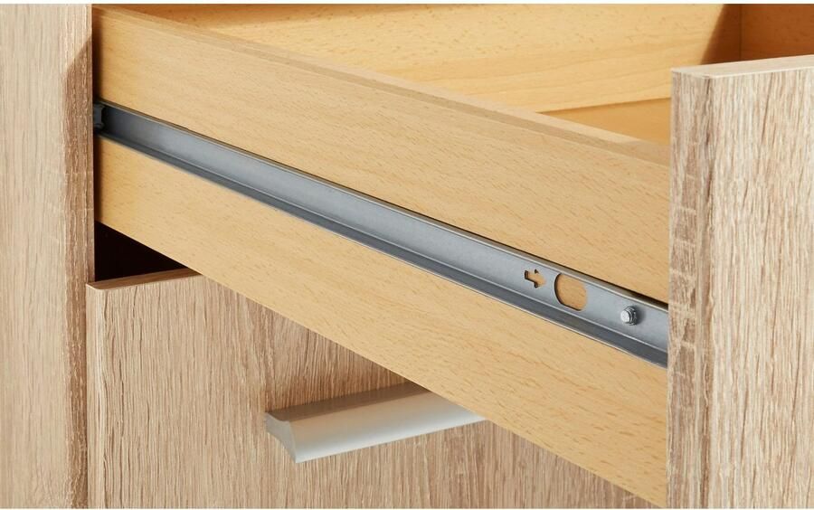 Priess Kledingkast Kast garderobe waskast Barcelona in 5 breedtes veel opbergruimte ruime lades met spiegel made in germany - Foto 13