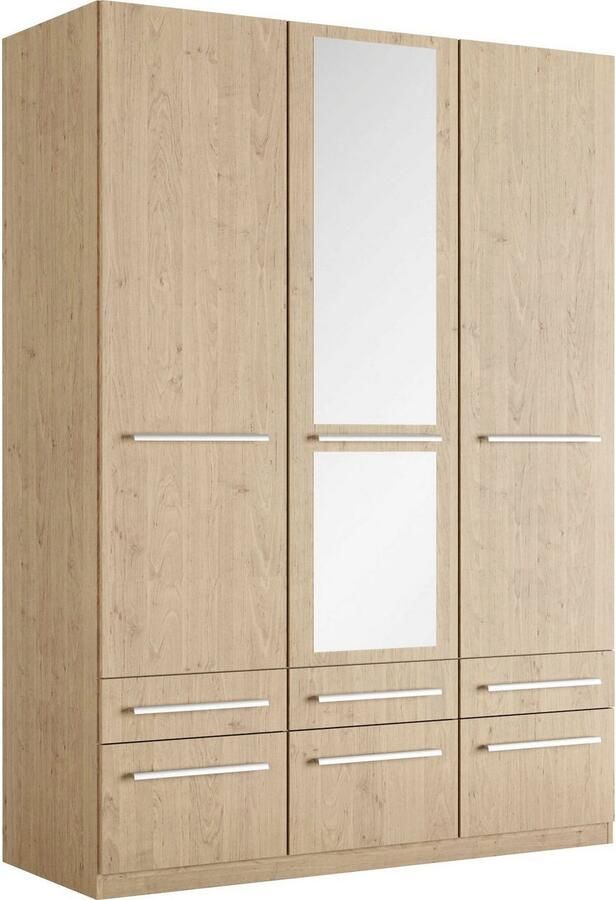 Priess Kledingkast Kast garderobe waskast Barcelona in 5 breedtes veel opbergruimte ruime lades met spiegel made in germany - Foto 6