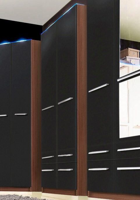 Priess Kledingkast Kast garderobe waskast Barcelona in 5 breedtes veel opbergruimte ruime lades met spiegel made in germany - Foto 2