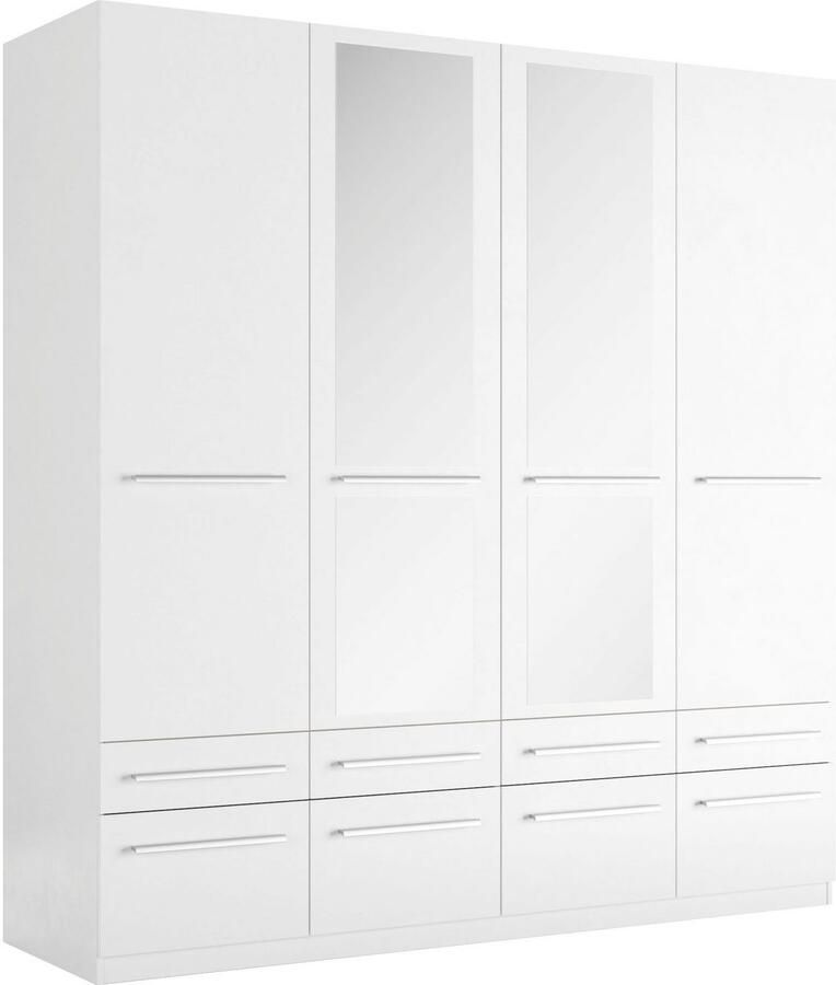 Priess Kledingkast Kast garderobe waskast Barcelona in 5 breedtes veel opbergruimte ruime lades met spiegel made in germany - Foto 3