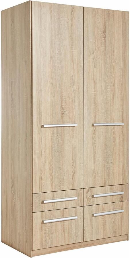 Priess Kledingkast Kast garderobe waskast Barcelona in 5 breedtes veel opbergruimte ruime lades met spiegel made in germany - Foto 13