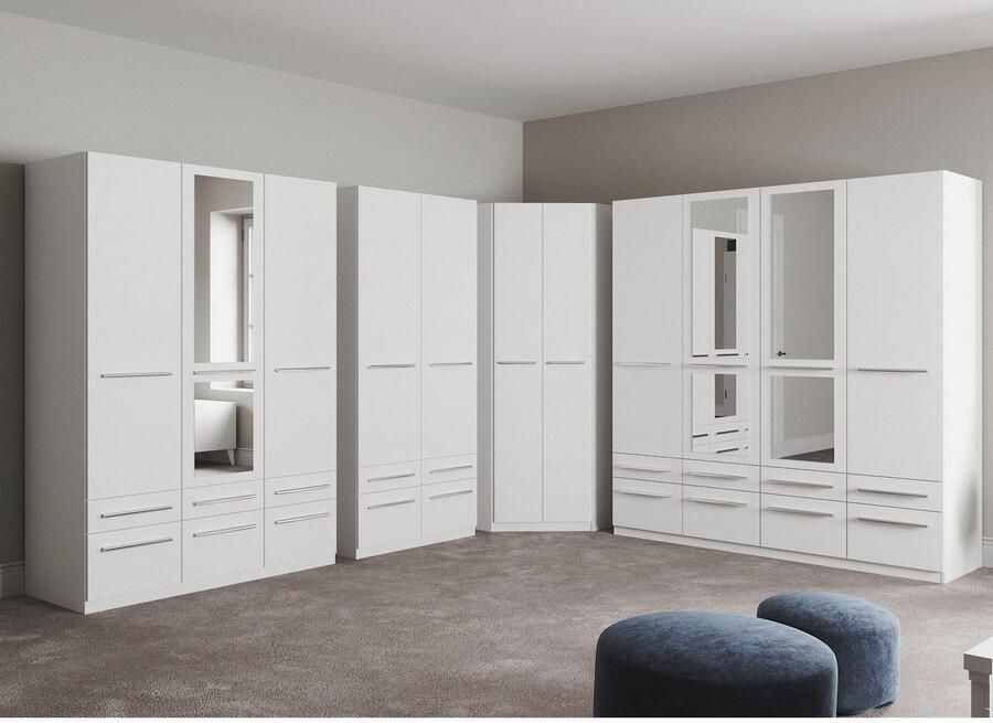 Priess Hoekkledingkast Barcelona kledingkast hoekoplossing ruimtewonder - Foto 3