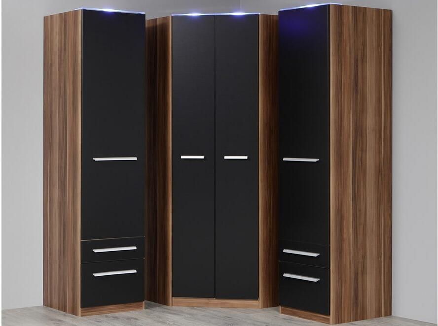 Priess Hoekkledingkast Barcelona kledingkast hoekoplossing ruimtewonder