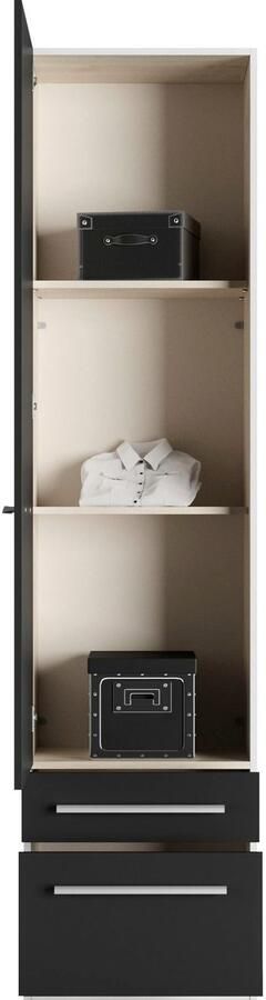 Priess Kledingkast Kast garderobe waskast Barcelona in 5 breedtes veel opbergruimte ruime lades met spiegel made in germany - Foto 9