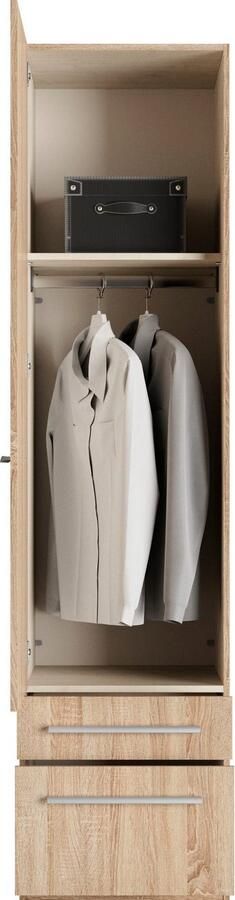 Priess Kledingkast Kast garderobe waskast Barcelona in 5 breedtes veel opbergruimte ruime lades met spiegel made in germany - Foto 7