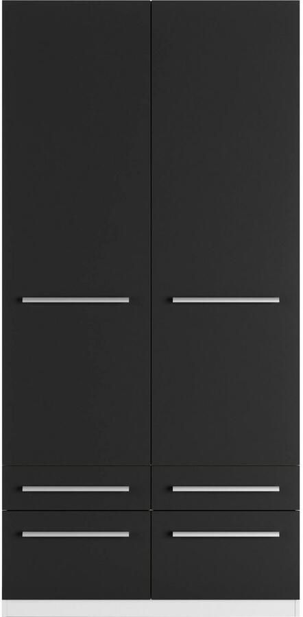 Priess Kledingkast Kast garderobe waskast Barcelona in 5 breedtes veel opbergruimte ruime lades met spiegel made in germany - Foto 7