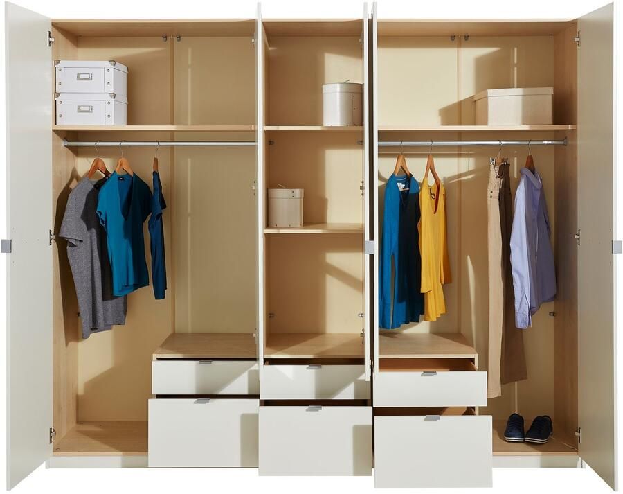 Priess Kledingkast met afgeronde elementen op de buitendeuren - Foto 3