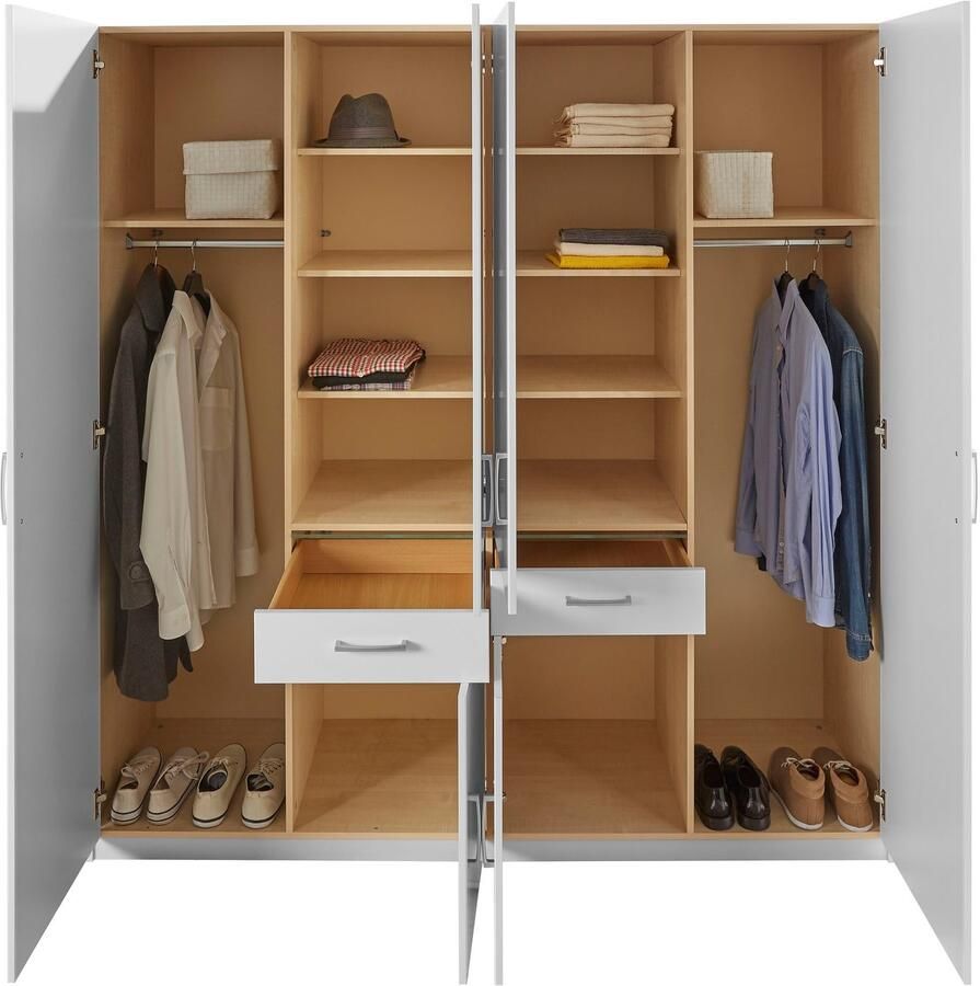 Priess Kledingkast naar keuze met kroonverlichting