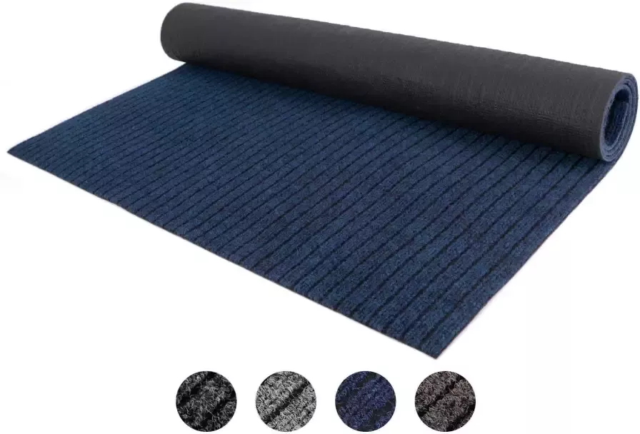 Primaflor-Ideen in Textil Loper Schoonloopmat ATLAS Made in Belgium Vuilvangmat gemêleerd gestreept slijtvast antislip - Foto 3