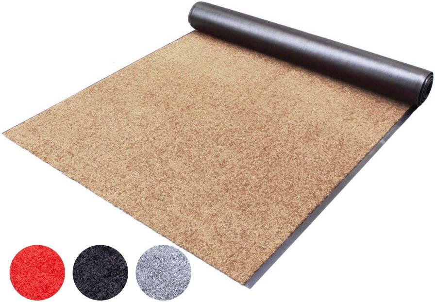 Primaflor-Ideen in Textil Loper Schoonloopmat CLEAN Made in Belgium Vuilvangmat uni kleuren slijtvast antislip wasbaar - Foto 6