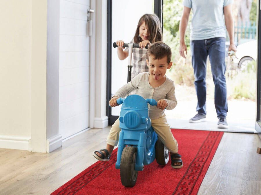 Primaflor-Ideen in Textil Loper Schoonloopmat PRIMAVERA Made in Belgium Vuilvangmat gemêleerd met rand slijtvast wasbaar