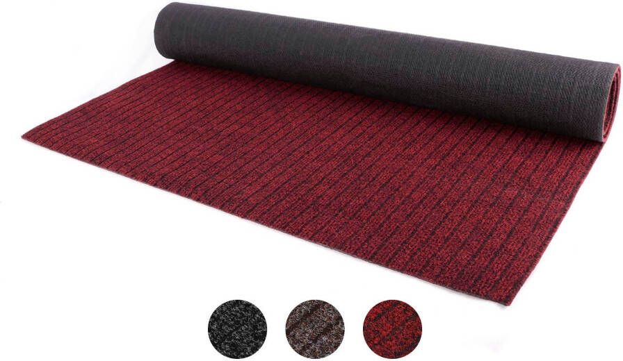 Primaflor-Ideen in Textil Loper Schoonloopmat VALENCIA Made in Belgium Vuilvangmat gestreept slijtvast antislip wasbaar - Foto 5