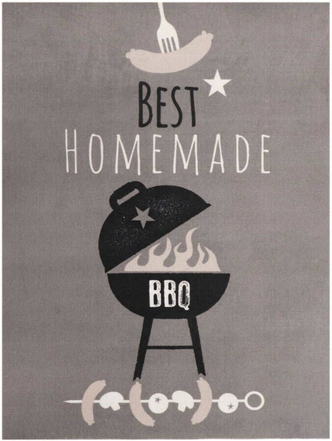 Primaflor-Ideen in Textil Mat BBQ grillmat HOMEMADE Barbecuemat ideaal als vloerbescherming met tekst antislip wasbaar - Foto 4