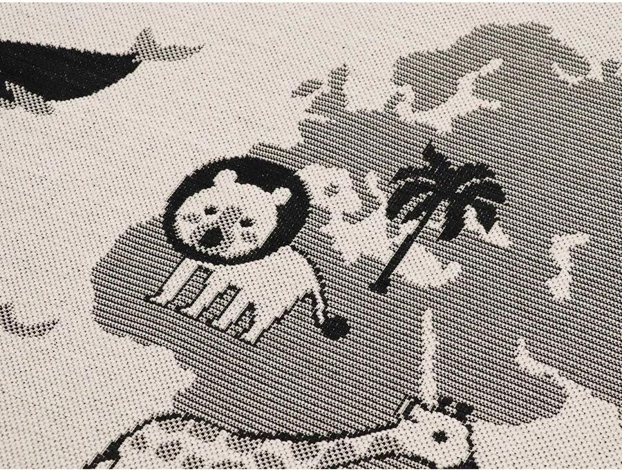 Primaflor-Ideen in Textil Kindervloerkleed LINIA wereldkaart Platweefsel motief wereldkaart geschikt voor binnen en buiten kinderkamer - Foto 4