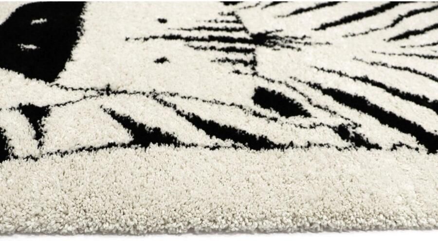 Primaflor-Ideen in Textil Kindervloerkleed NOMAD Zebra Hoogpolig motief zebra zacht & knuffelig kinderkamer - Foto 7