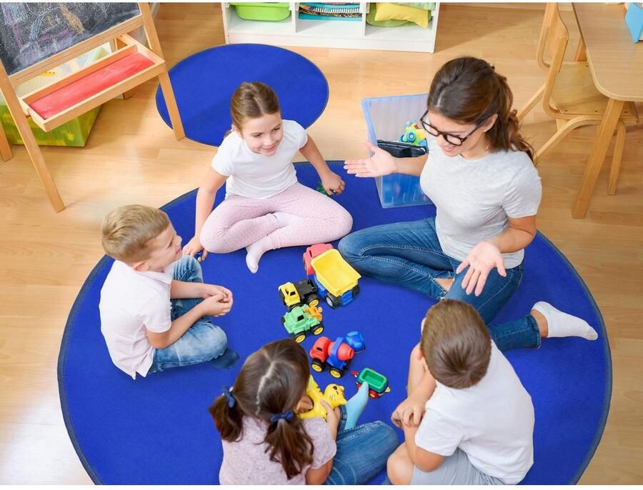 Primaflor-Ideen in Textil Kindervloerkleed RONDE ZITPLEK Speelkleed ideaal in de kinderkamer - Foto 2