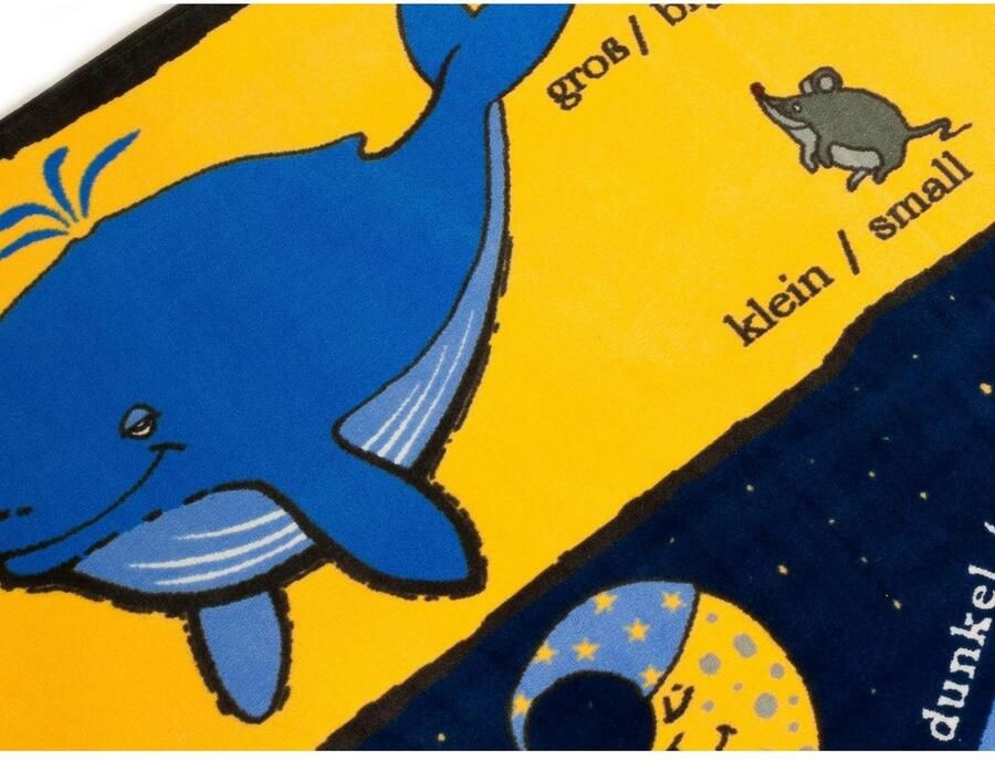 Primaflor-Ideen in Textil Kindervloerkleed TEGENSTELLINGEN gemaakt in België Educatief speelkleed tegenstellingen leren kinderkamer - Foto 2