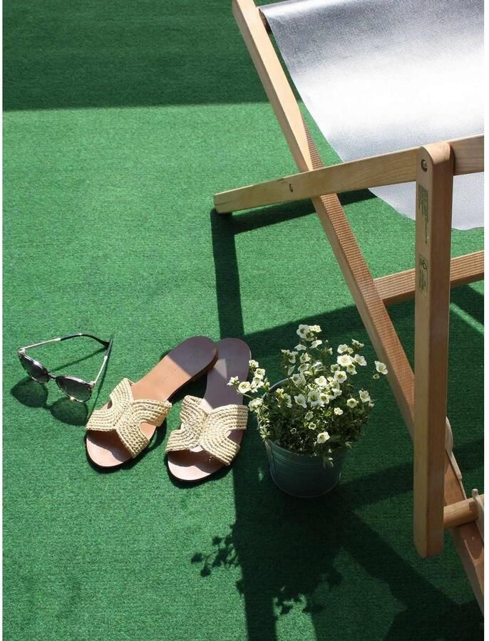 Primaflor-Ideen in Textil Kunstgras COMFORT Made in Netherlands groen met noppen slijtvast weerbestendig & waterbestendig - Foto 3