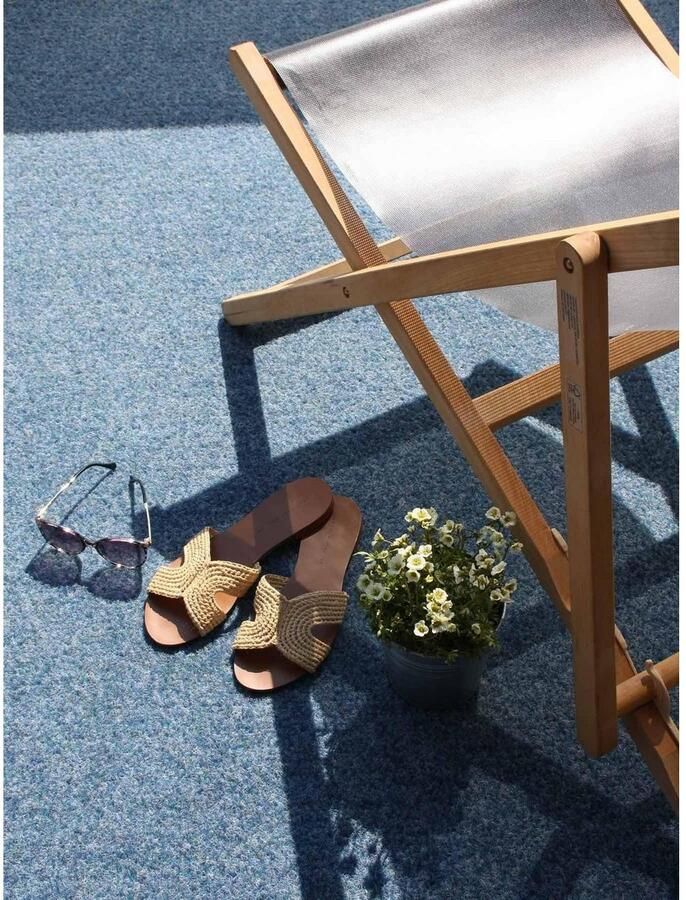 Primaflor-Ideen in Textil Kunstgras GREEN Made in Netherlands Gazontapijt blauw met noppen