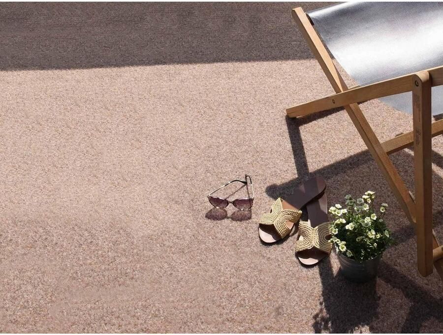 Primaflor-Ideen in Textil Kunstgras GREEN Made in Netherlands Gazontapijt beige met noppen - Foto 2