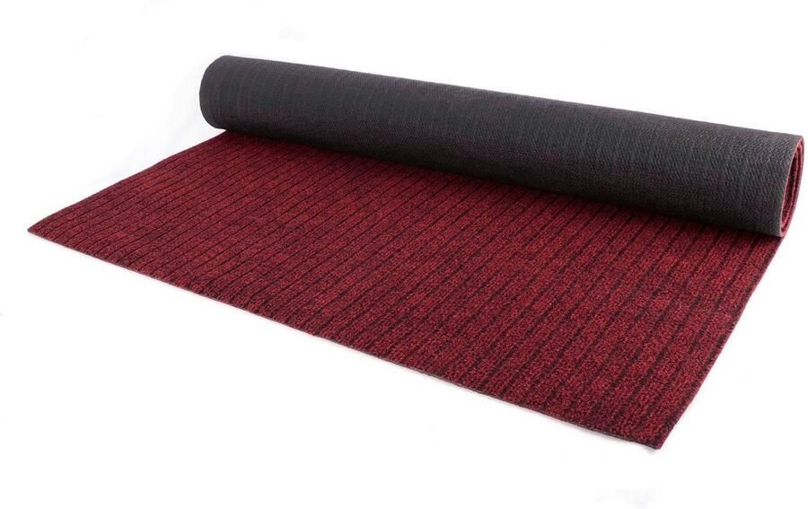 Primaflor-Ideen in Textil Loper Schoonloopmat VALENCIA Made in Belgium Vuilvangmat gestreept slijtvast antislip wasbaar