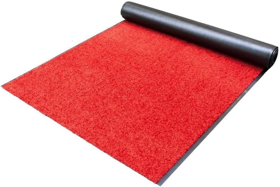 Primaflor-Ideen in Textil Loper Schoonloopmat CLEAN Made in Belgium Vuilvangmat uni kleuren slijtvast antislip wasbaar