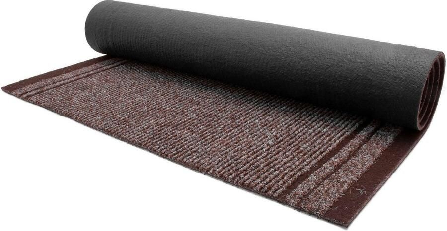 Primaflor-Ideen in Textil Loper Schoonloopmat MALAGA Made in Belgium Vuilvangmat gemêleerd gestreept slijtvast antislip - Foto 3