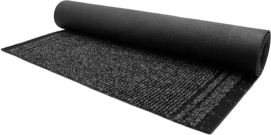 Primaflor-Ideen in Textil Loper Schoonloopmat MALAGA Made in Belgium Vuilvangmat gemêleerd gestreept slijtvast antislip - Foto 3