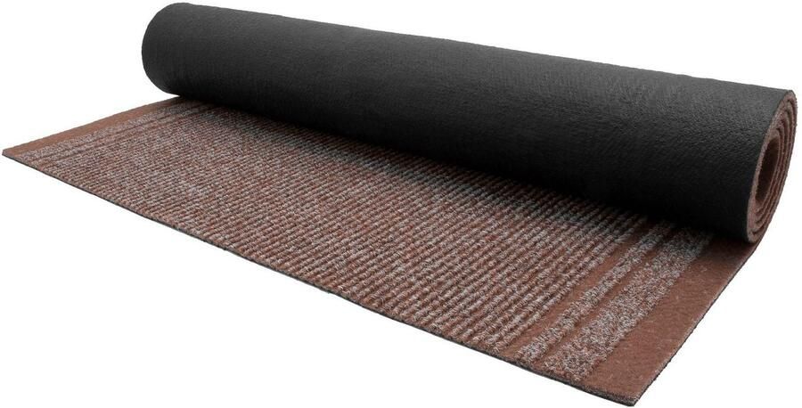Primaflor-Ideen in Textil Loper Schoonloopmat MALAGA Made in Belgium Vuilvangmat gemêleerd gestreept slijtvast antislip - Foto 4