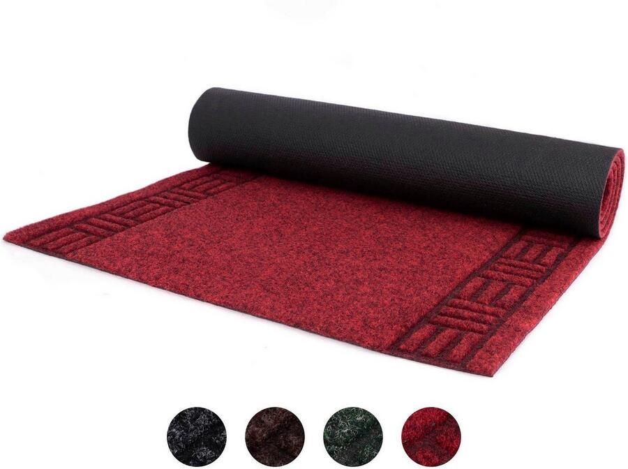 Primaflor-Ideen in Textil Loper Schoonloopmat PRIMAVERA Made in Belgium Vuilvangmat gemêleerd met rand slijtvast wasbaar - Foto 3