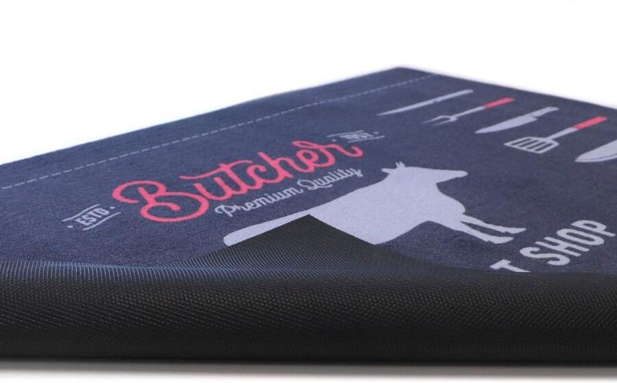 Primaflor-Ideen in Textil Mat BBQ Grillmat BEEF Made in Belgium Barbecuemat ideaal als vloerbescherming antislip wasbaar - Foto 5