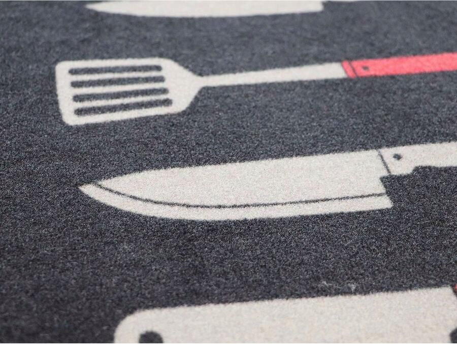 Primaflor-Ideen in Textil Mat BBQ Grillmat BEEF Made in Belgium Barbecuemat ideaal als vloerbescherming antislip wasbaar - Foto 4