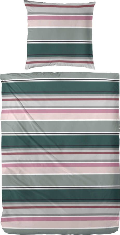 Primera Overtrekset Late Summer Stripe met moderne strepen in frisse kleuren (2-delig) - Foto 3