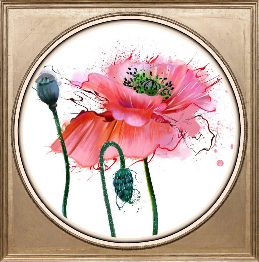 Queence Artprint op acrylglas Bloemen - Foto 6