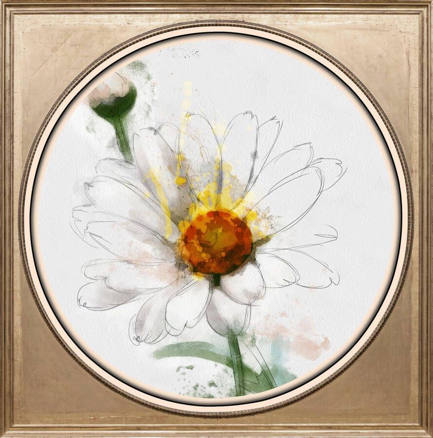 Queence Artprint op acrylglas Witte bloem - Foto 5