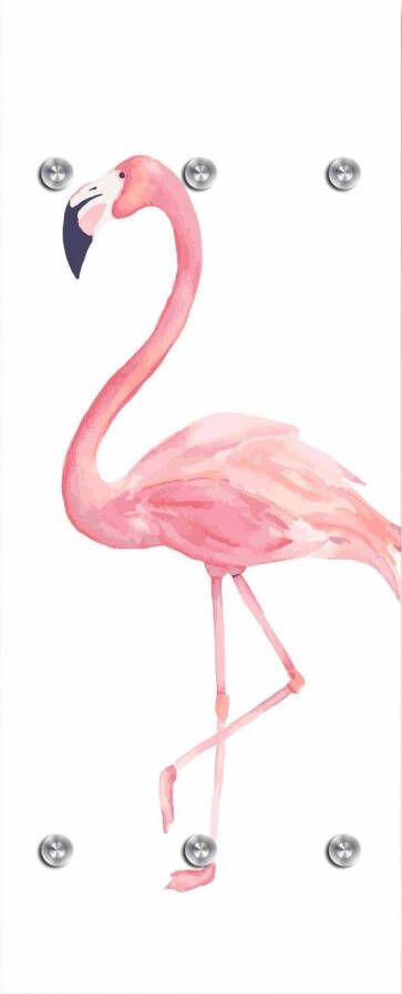 Queence Kapstok Flamingo met 6 haken 50 x 120 cm - Foto 5