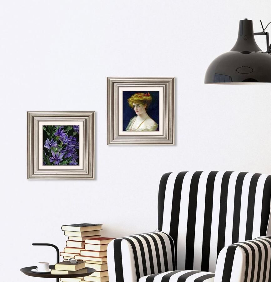 Queence Artprint op acrylglas Vrouw Fine Art-print in galeriekwaliteit - Foto 2